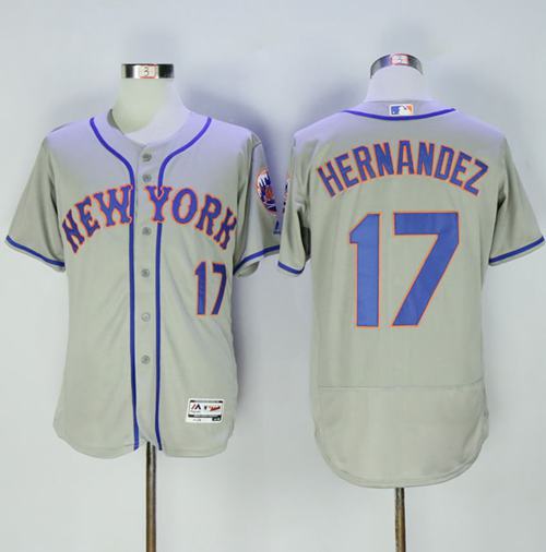 Keith Hernandez New York Mets grey Authentic jersey