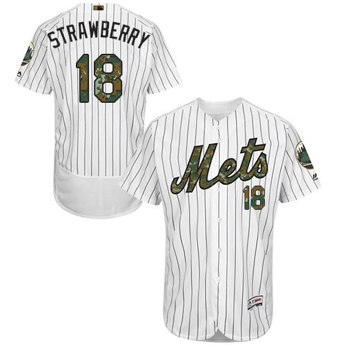 Darryl Strawberry New York Mets white Authentic jersey