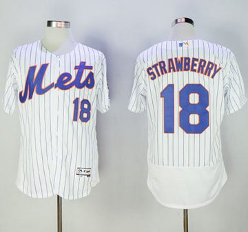Darryl Strawberry New York Mets white Authentic jersey