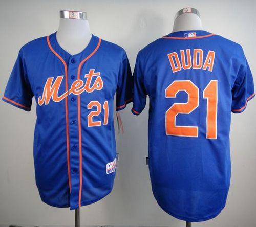 Lucas Duda New York Mets blue Alternate jersey