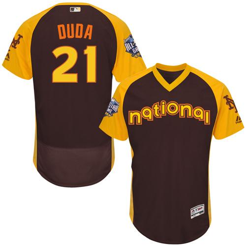 Lucas Duda New York Mets brown All-Star jersey