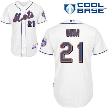 Lucas Duda New York Mets white jersey