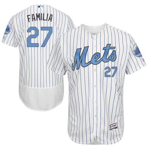 Jeurys Familia New York Mets white Authentic jersey