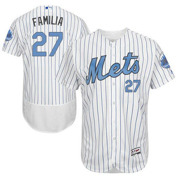 Jeurys Familia New York Mets white Authentic jersey