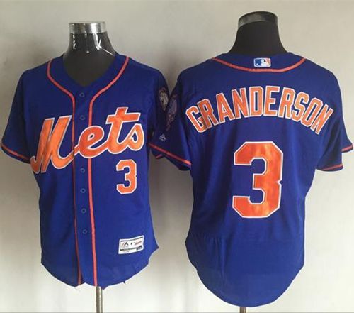 Curtis Granderson New York Mets blue Authentic jersey
