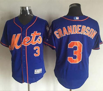 Curtis Granderson New York Mets blue Authentic jersey