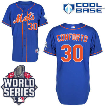 Michael Conforto New York Mets blue Alternate jersey