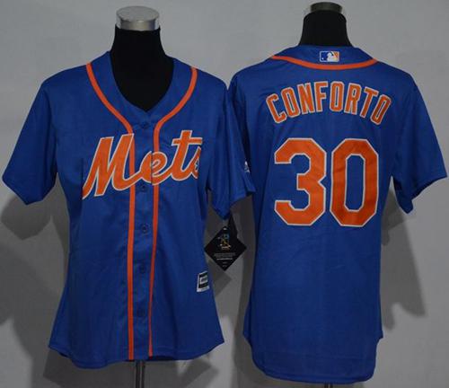 Michael Conforto New York Mets blue Alternate jersey