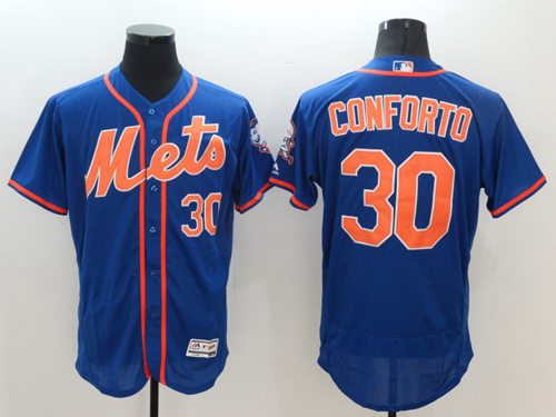 Michael Conforto New York Mets blue Authentic jersey