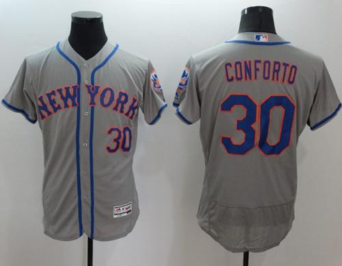 Michael Conforto New York Mets grey Authentic jersey