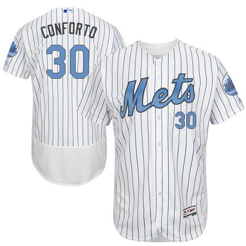Michael Conforto New York Mets white Authentic jersey