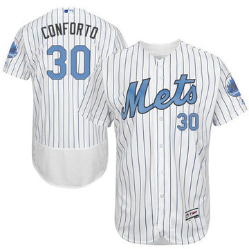 Michael Conforto New York Mets white Authentic jersey