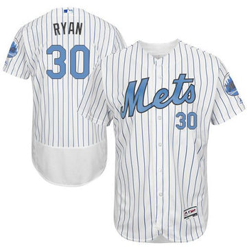 Nolan Ryan New York Mets white Authentic jersey