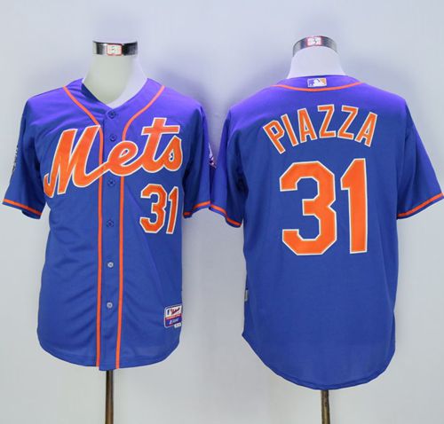 Mike Piazza New York Mets blue Alternate jersey