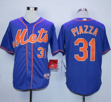 Mike Piazza New York Mets blue Alternate jersey