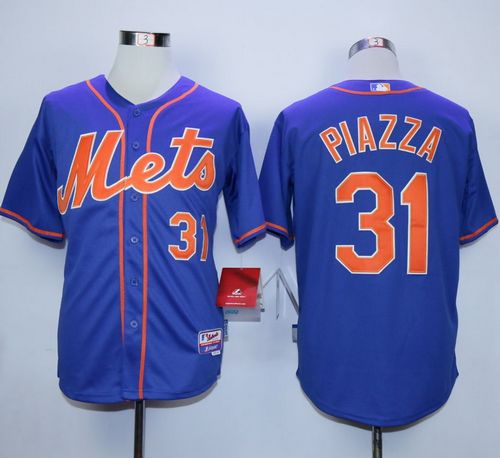 Mike Piazza New York Mets blue Alternate jersey