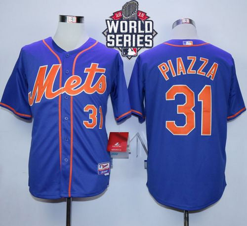 Mike Piazza New York Mets blue Alternate jersey