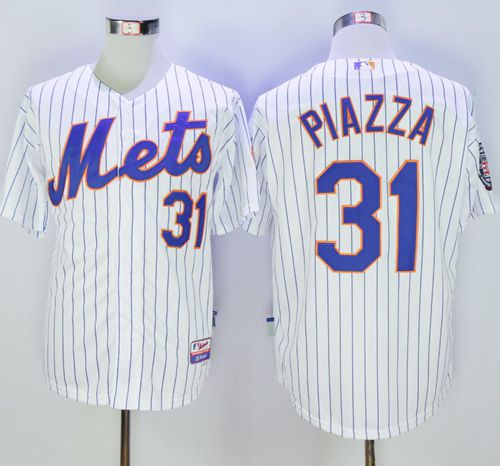 Mike Piazza New York Mets white jersey