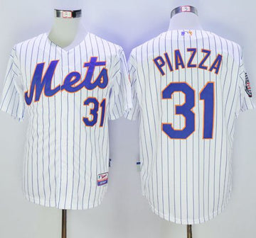 Mike Piazza New York Mets white jersey