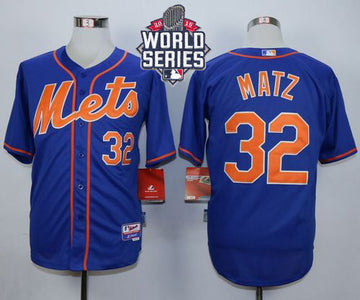Steven Matz New York Mets blue Alternate jersey