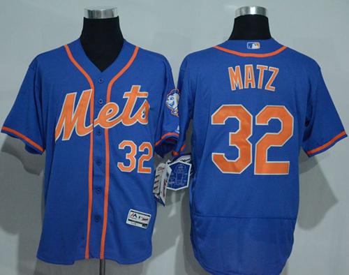 Steven Matz New York Mets blue Authentic jersey