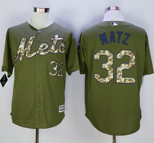 Steven Matz New York Mets green Camo jersey