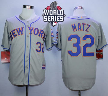 Steven Matz New York Mets grey Road jersey