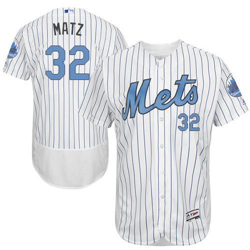 Steven Matz New York Mets white Authentic jersey
