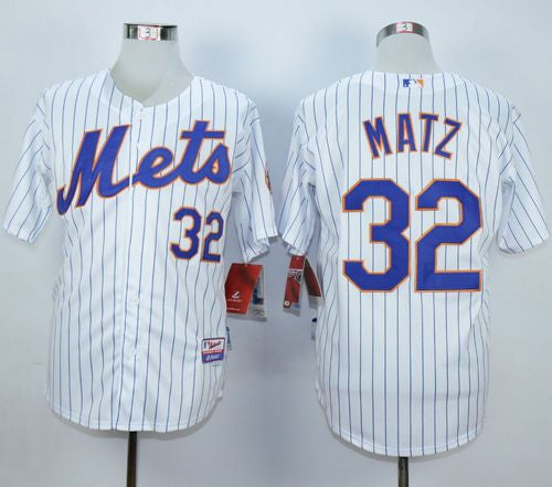 Steven Matz New York Mets white Home jersey
