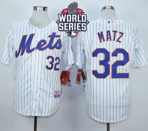 Steven Matz New York Mets white Home jersey
