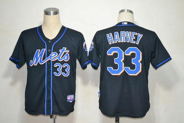 Matt Harvey New York Mets black Alternate jersey