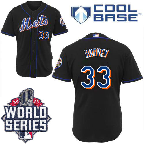 Matt Harvey New York Mets black Alternate jersey