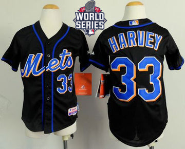 Matt Harvey New York Mets black jersey