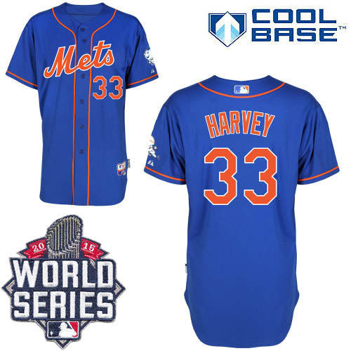 Matt Harvey New York Mets blue Alternate jersey
