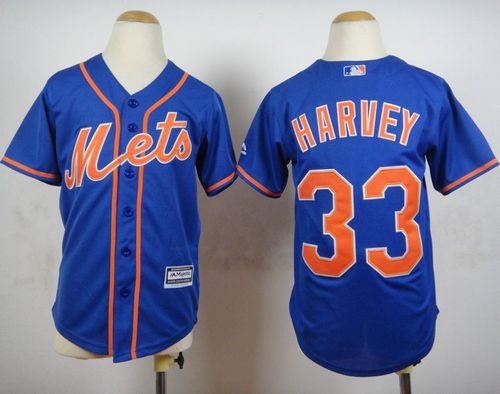 Matt Harvey New York Mets blue Alternate jersey