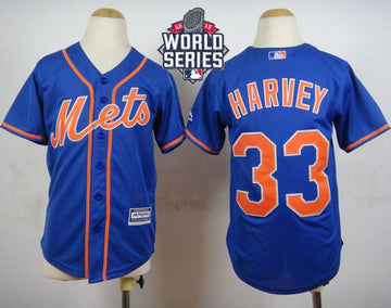 Matt Harvey New York Mets blue Alternate jersey