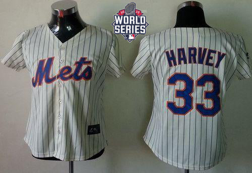 Matt Harvey New York Mets cream Fashion jersey
