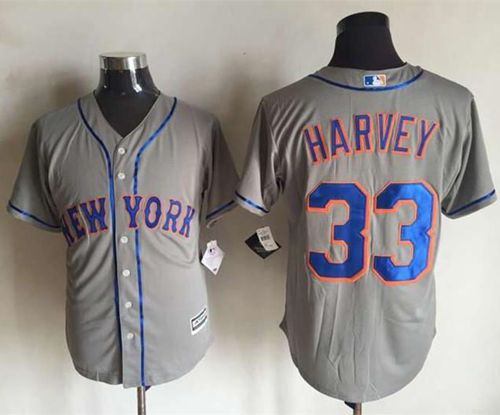 Matt Harvey New New York Mets grey jersey