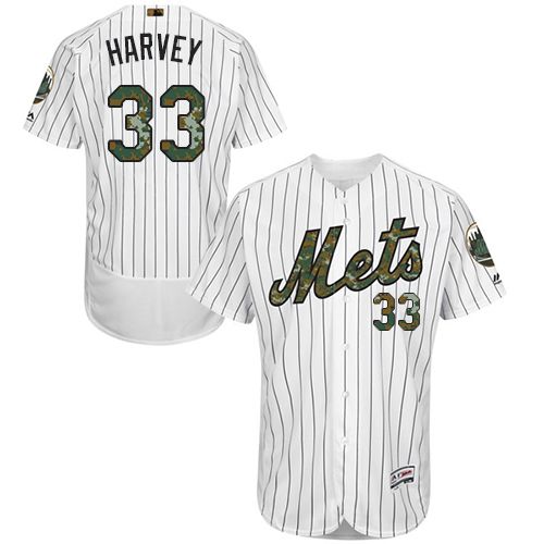 Matt Harvey New York Mets white Authentic jersey