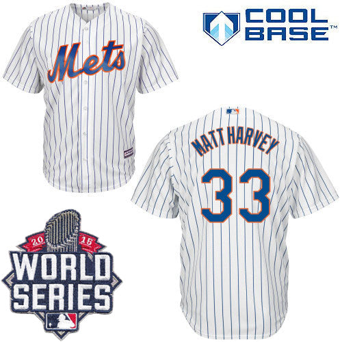 Matt Harvey New York Mets white jersey