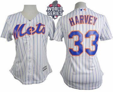 Matt Harvey New York Mets white Home jersey
