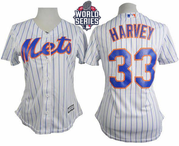 Matt Harvey New York Mets white Home jersey
