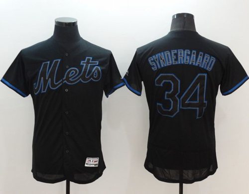 Noah Syndergaard New York Mets black Fashion jersey