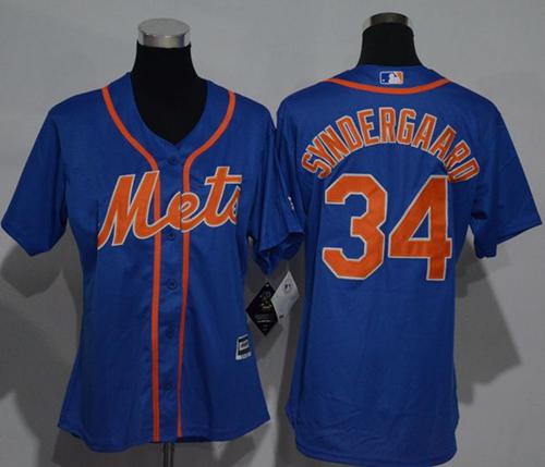 Noah Syndergaard New York Mets blue Alternate jersey