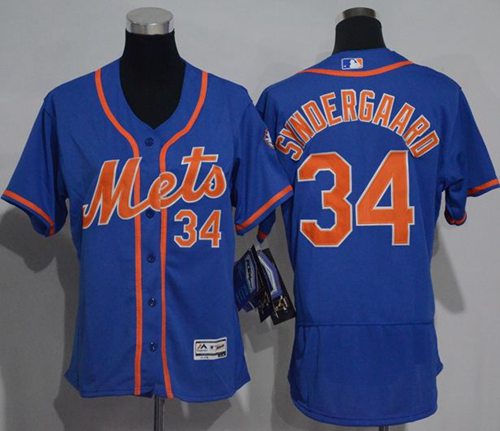 Noah Syndergaard New York Mets blue Authentic jersey