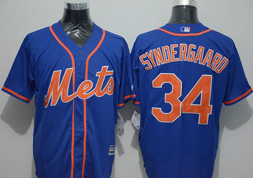 Noah Syndergaard New York Mets blue Alternate jersey