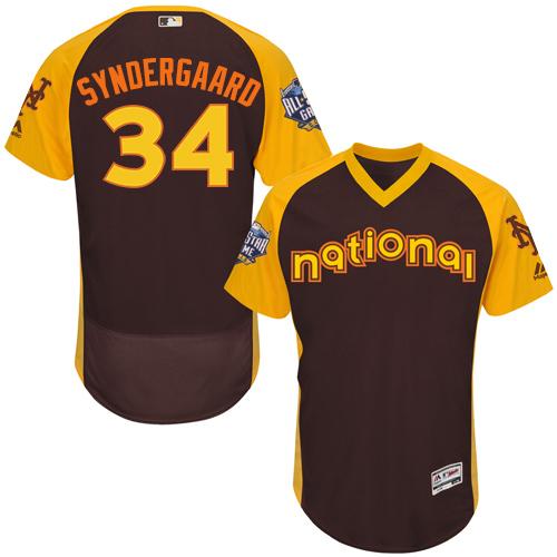 Noah Syndergaard New York Mets brown All-Star jersey