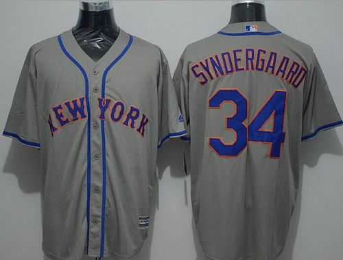 Noah Syndergaard New York Mets grey jersey