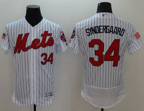 Noah Syndergaard New York Mets white Fashion jersey