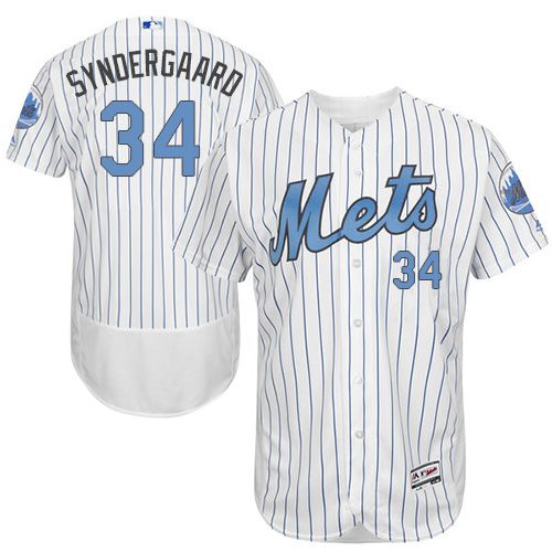 Noah Syndergaard New York Mets white Authentic jersey